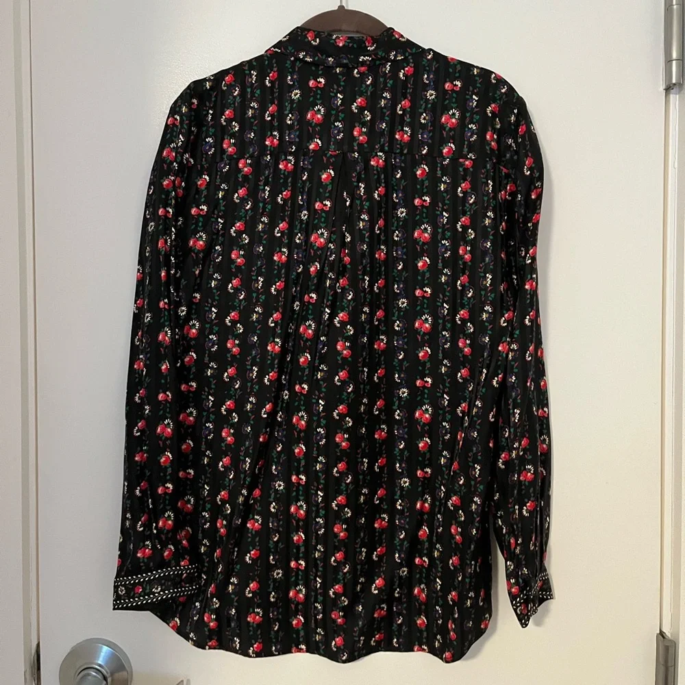 NWT Sezane Ann Shirt Floral Folklore sz36 - Picture 4 of 5